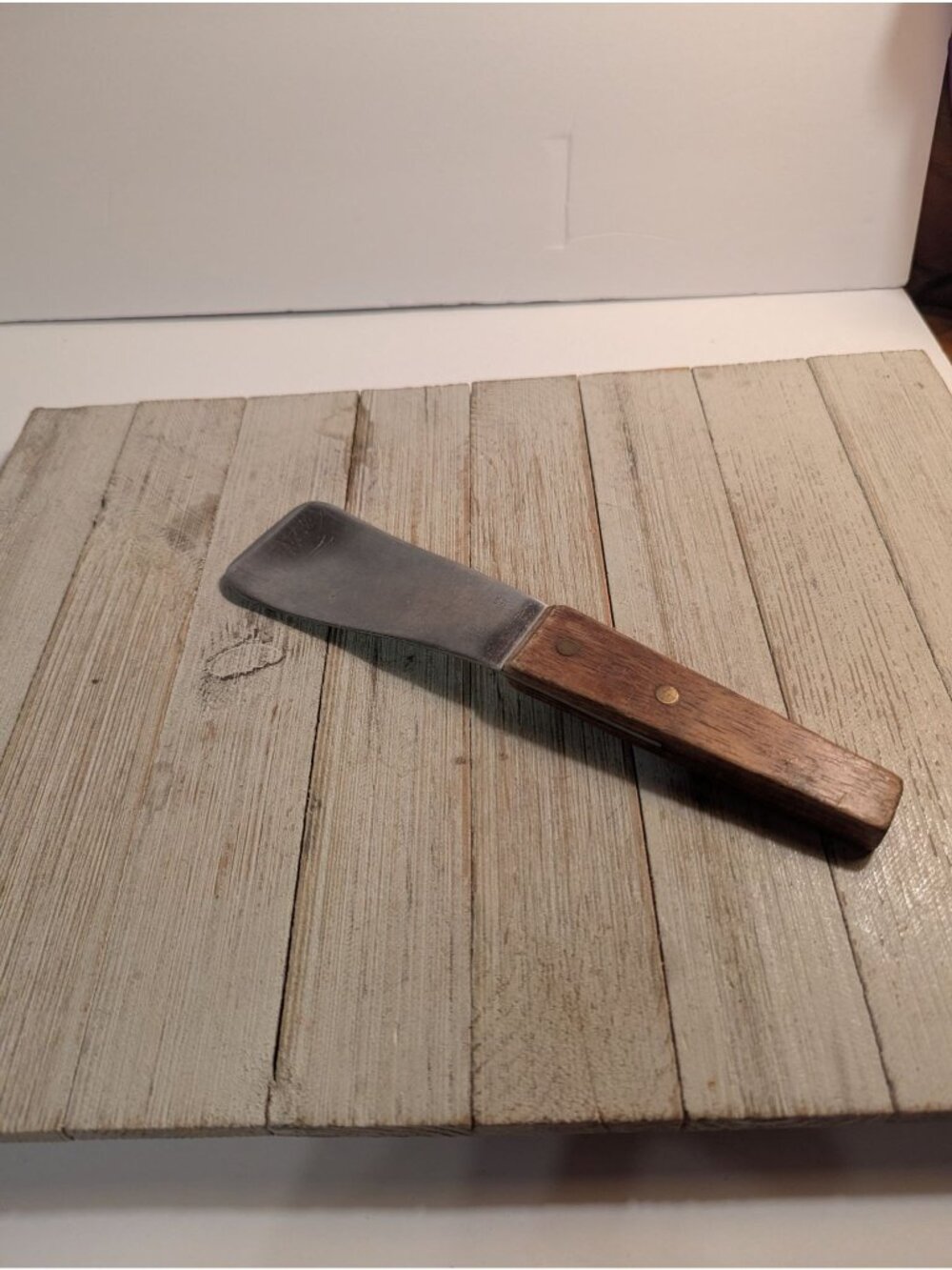 Stainless Steel Ice Cream Spade Japan #1 Scoop Wood Handle 9 1/2"